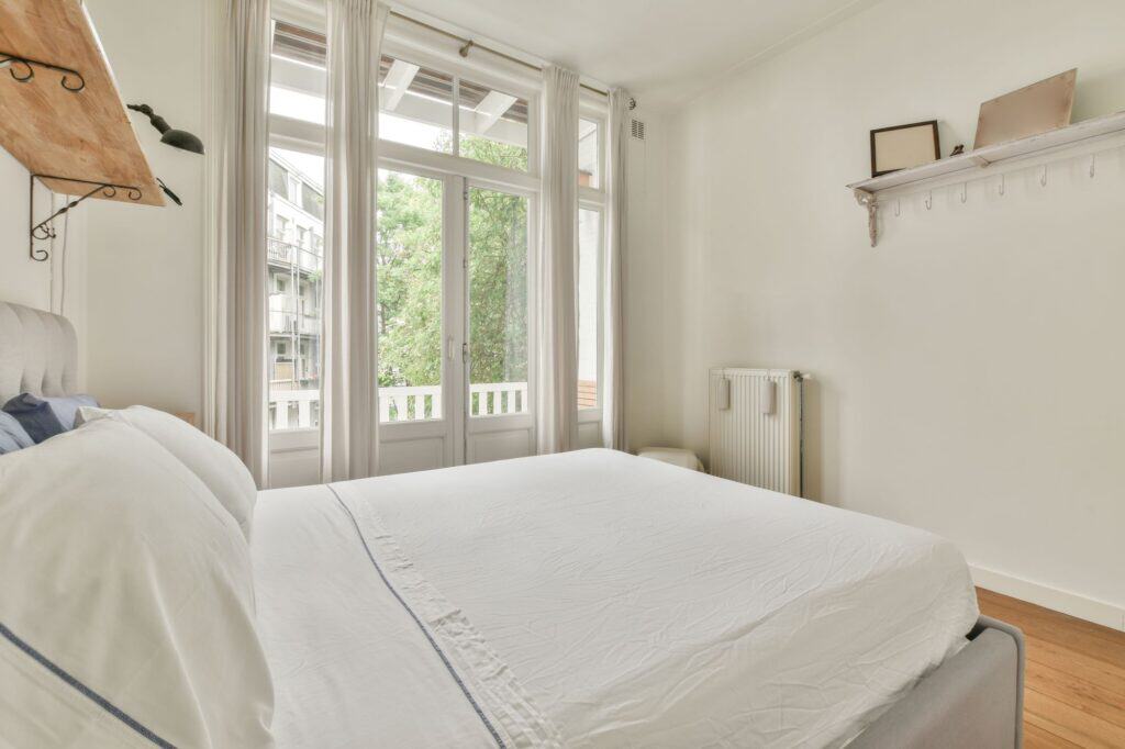 An interior of a tidy bedroom